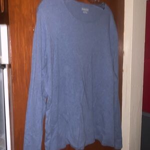 Pendleton Blue Long Sleeve Top Blouse  3X